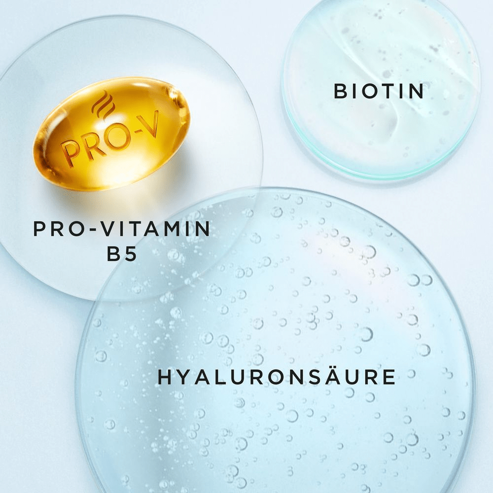 Bild: PANTENE PRO-V Hydra Glow Feuchtigkeitsspendende Pflegespülung mit Biotin 