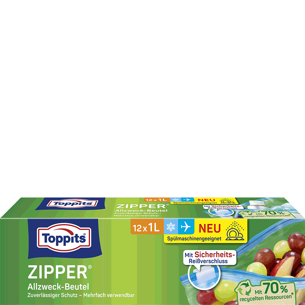 Toppits ZIPPER Allzweck-Beutel 1L online kaufen