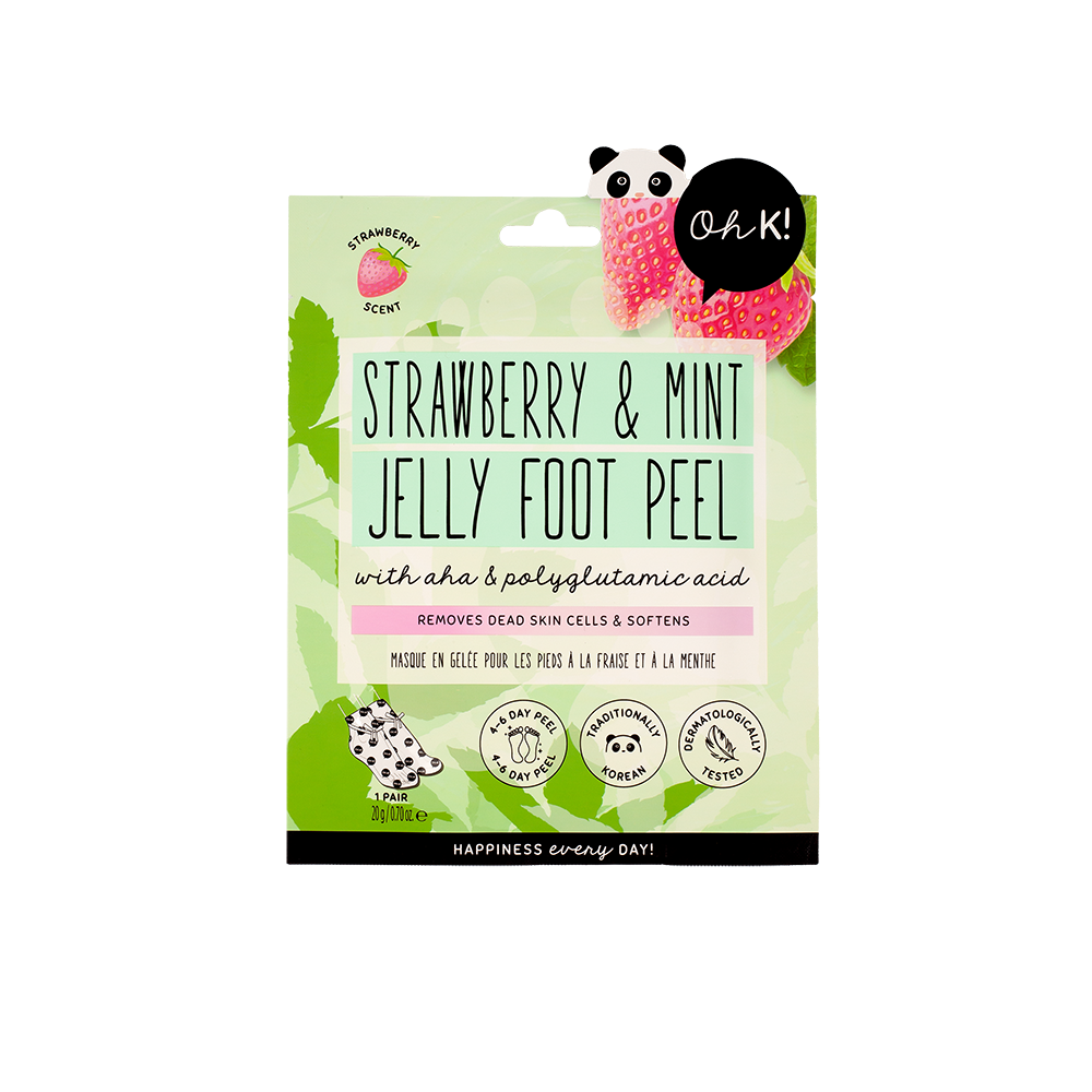 Bild: Oh K! Fusspeeling Maske Strawberry and Mint Jelly