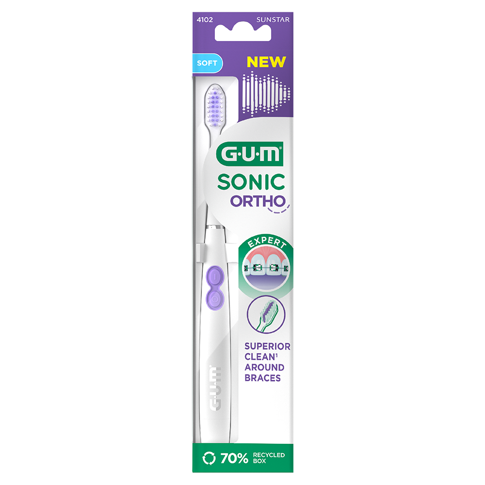 Bild: GUM SONIC ORTHO Schallzahnbürste Soft