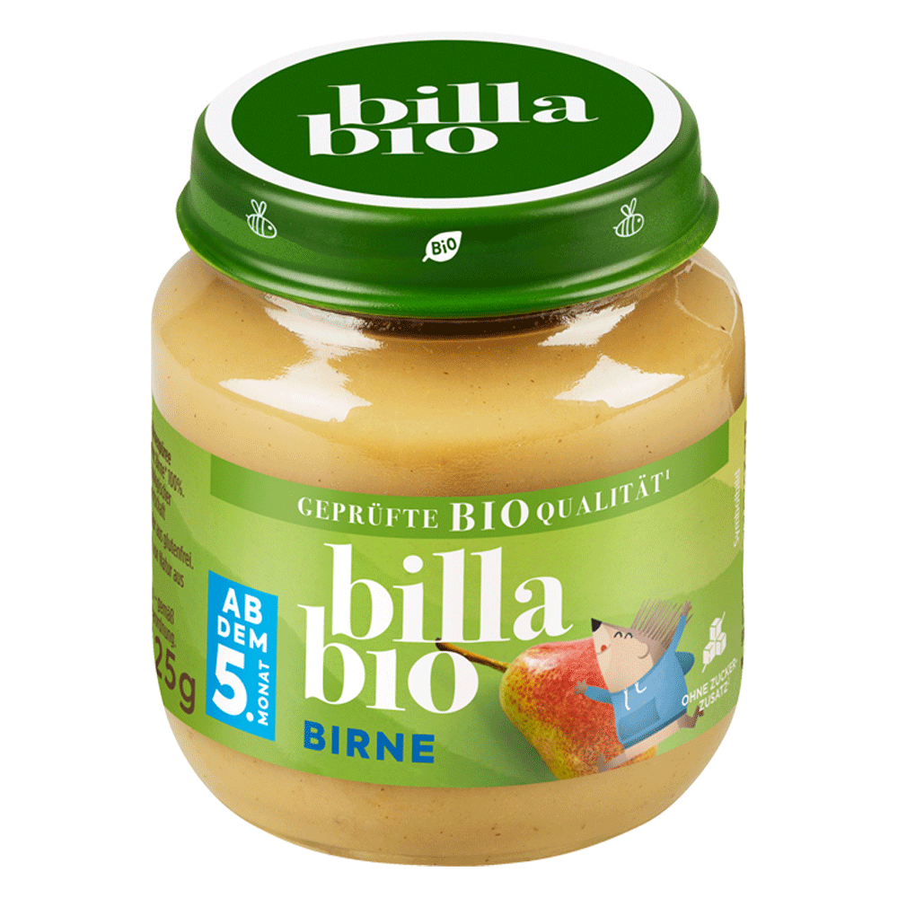 Bild: Billa Bio Gläschen Birne