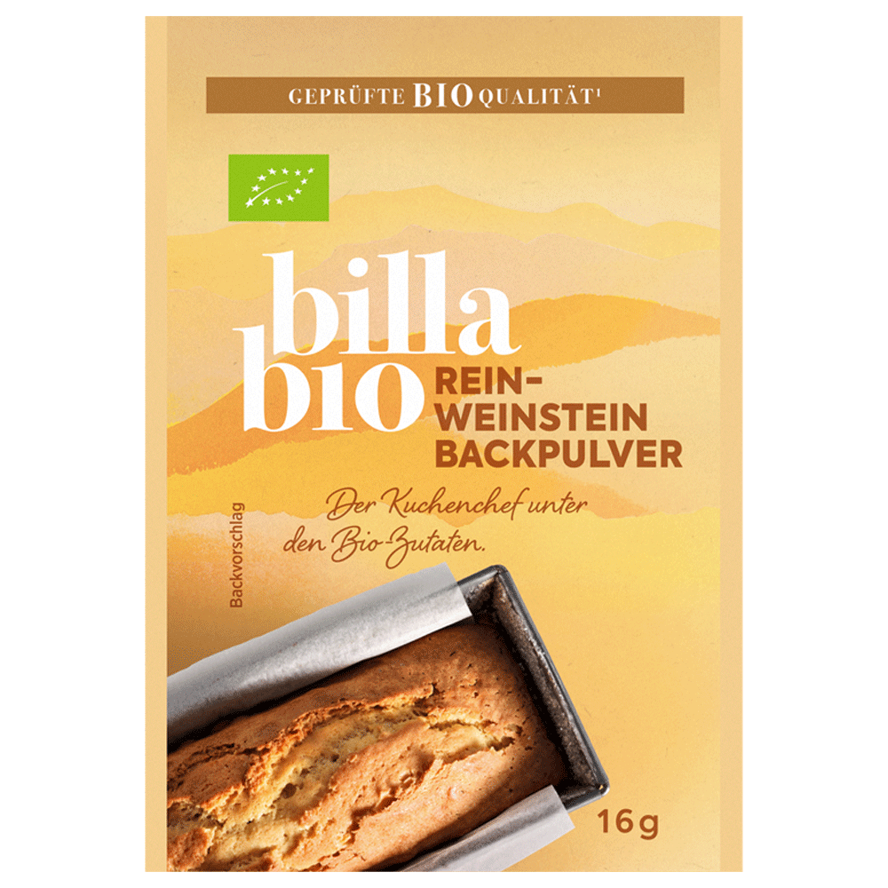 Bild: Billa Bio Reinweinstein Backpulver 