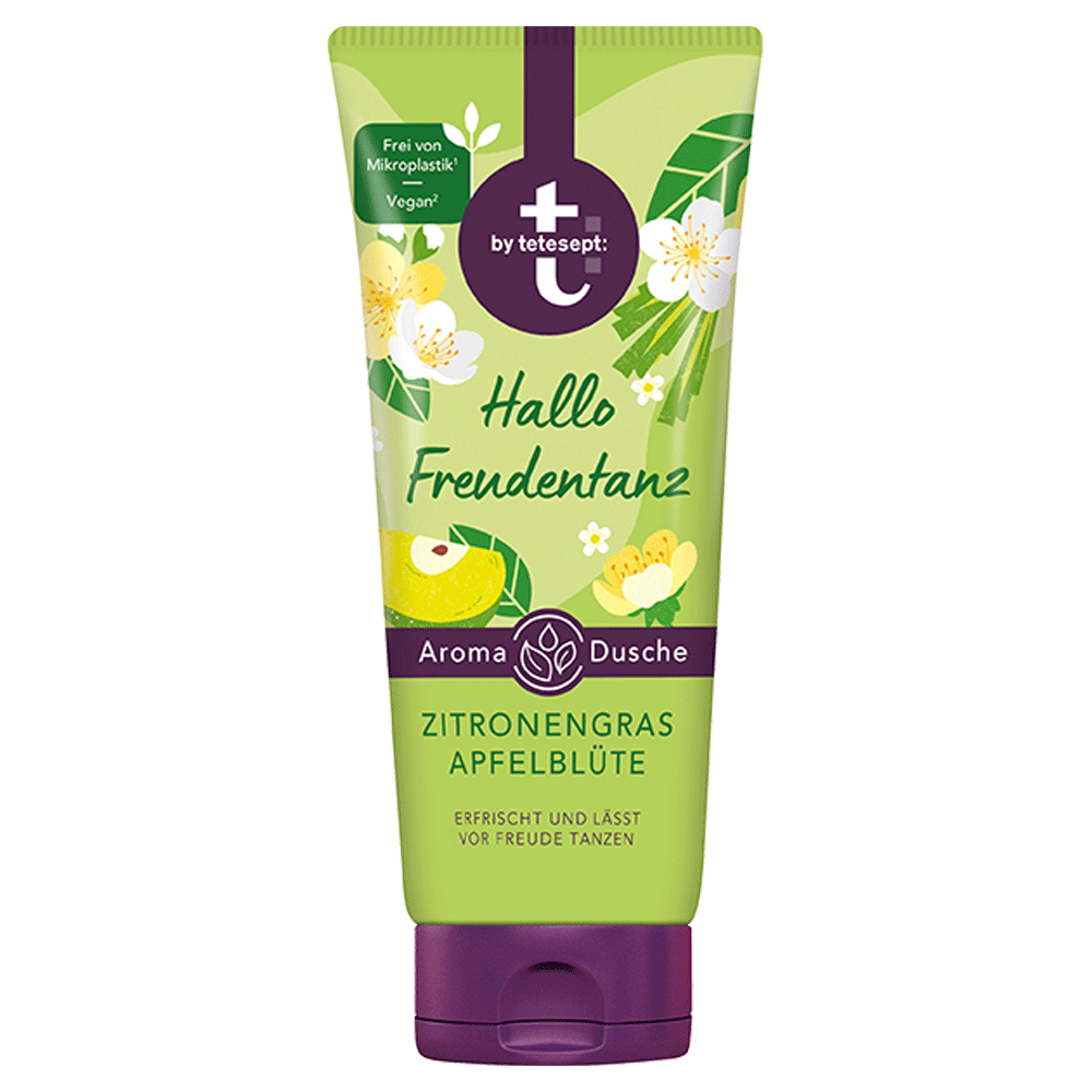 Bild: t: by tetesept Aroma Dusche Hallo Freundentanz