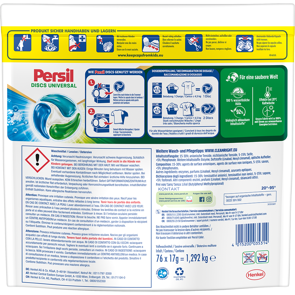Bild: Persil 4in1 Universal Discs