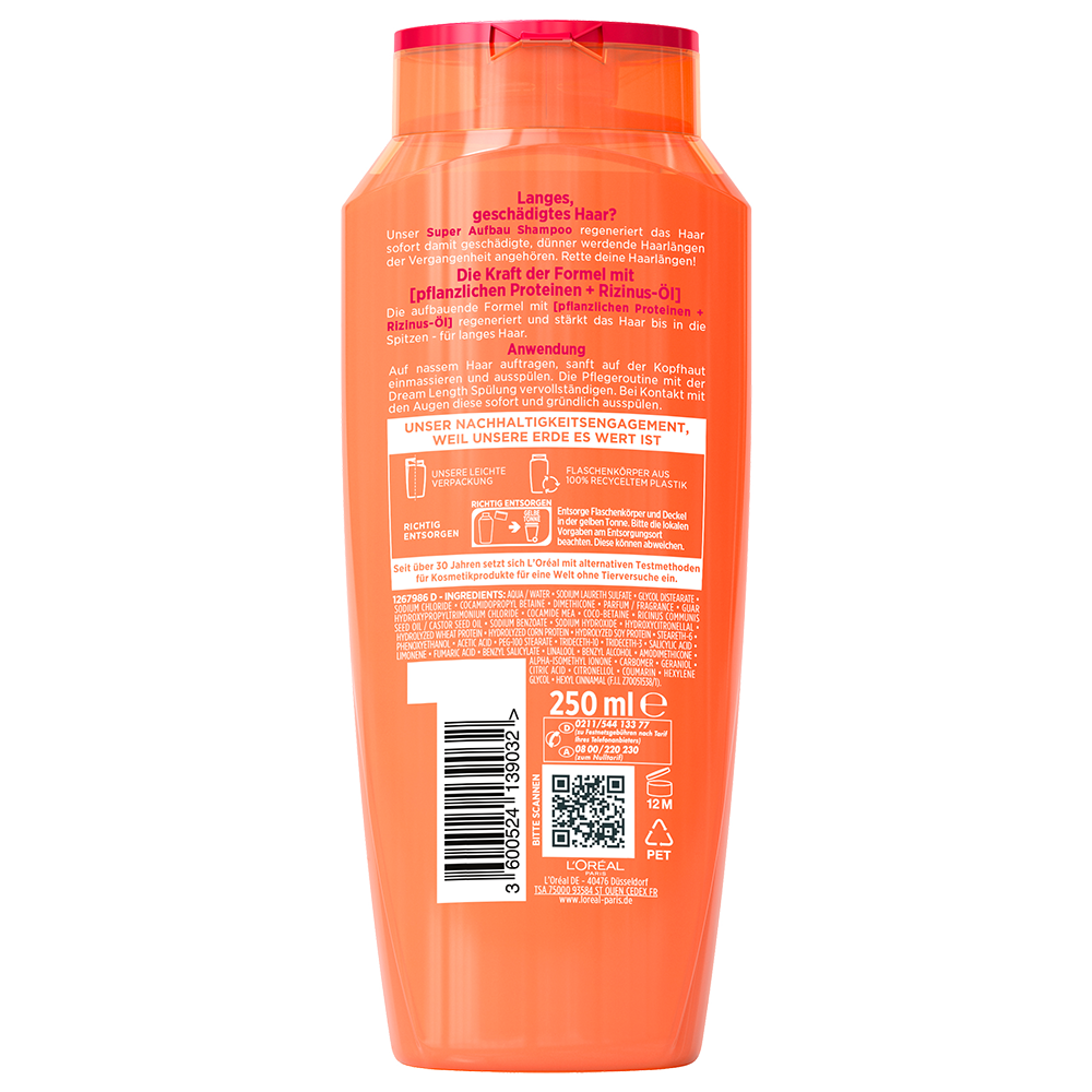 Bild: L'ORÉAL PARIS ELVITAL Dream Length Super Aufbau Shampoo