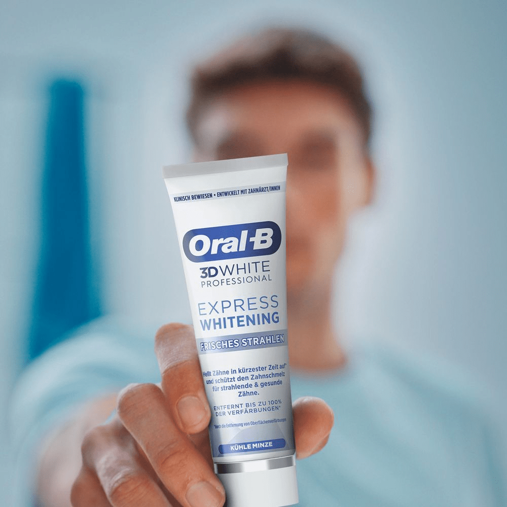 Bild: Oral-B 3D White Professional Express Whitening Zahnpasta