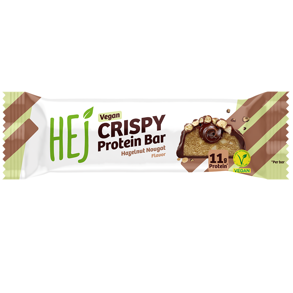 Bild: HEJ Crispy Protein Bar Hazelnut Nougat Flavor 