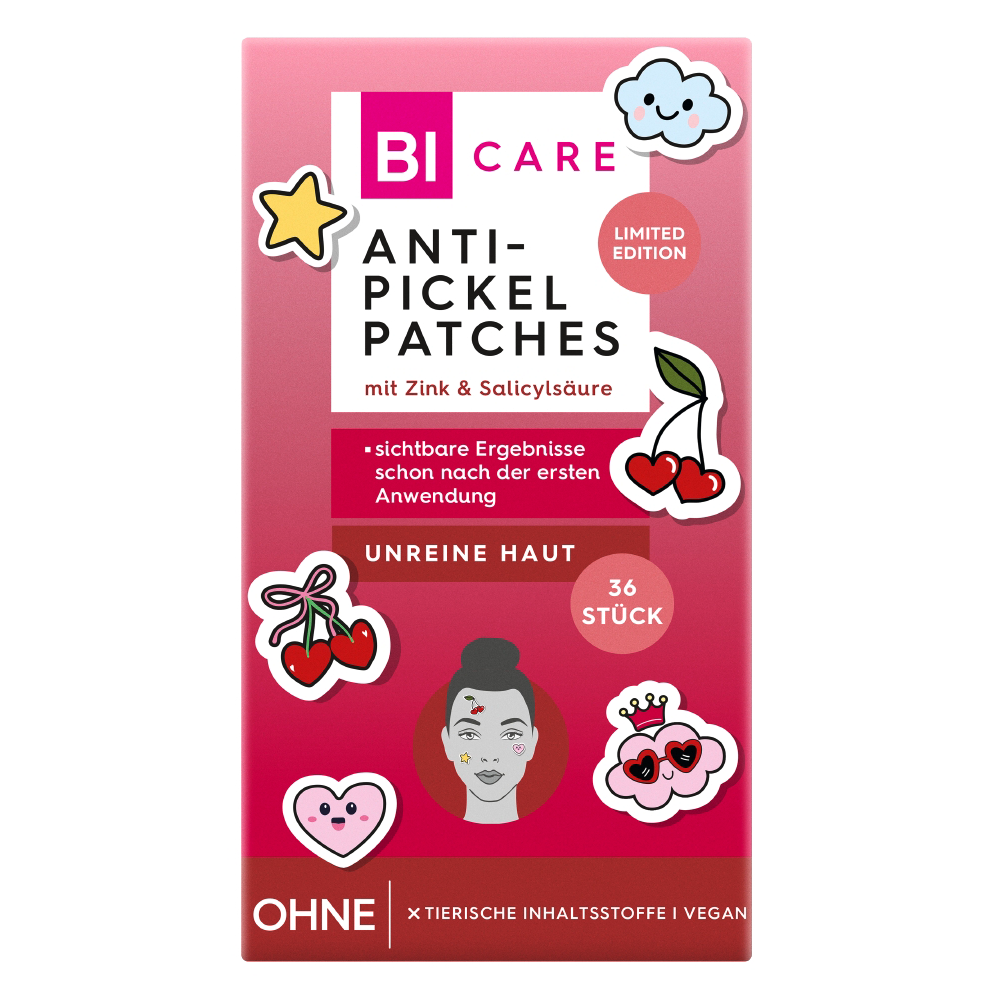 Bild: BI CARE Cherry Glow Anti-Pickel Patches