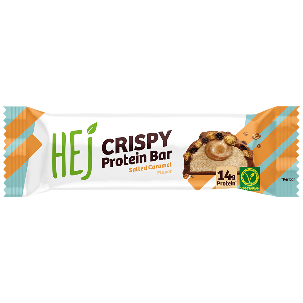 Bild: HEJ Crispy Protein Bar Saltet Caramel 