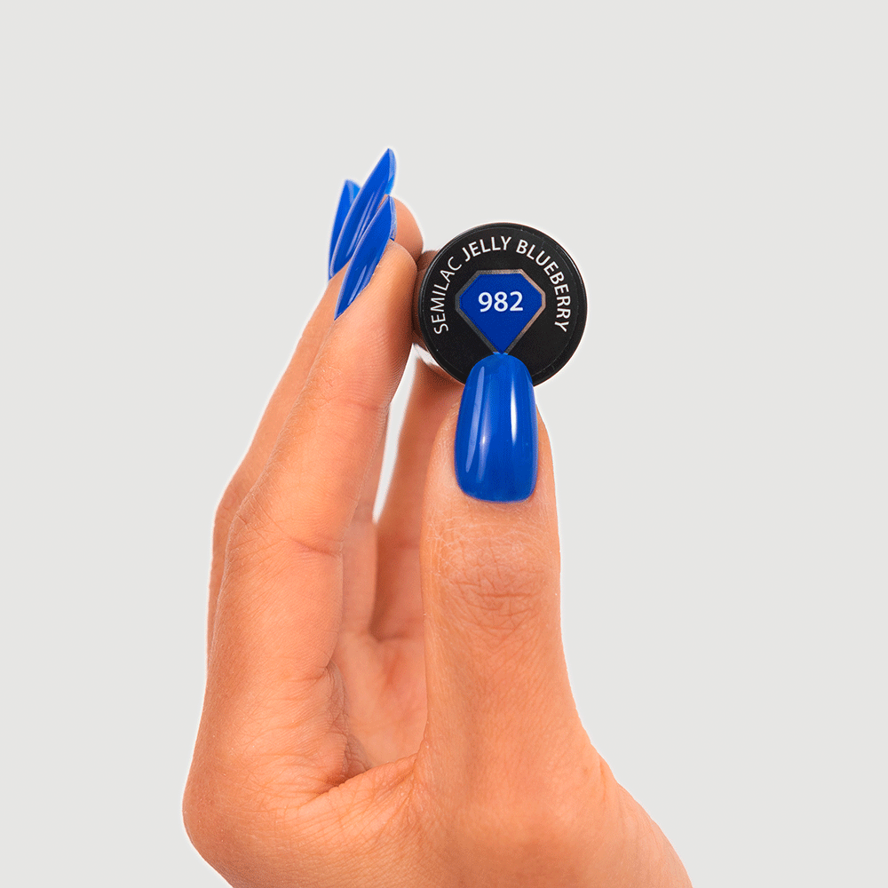 Bild: Semilac UV Nagellack Jelly Blueberry