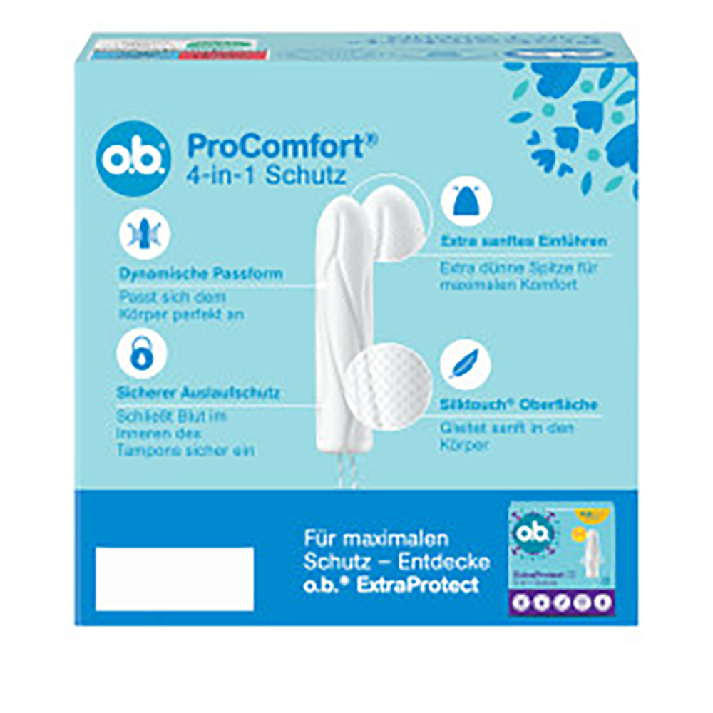 Bild: o.b. ProComfort Tampons Mini