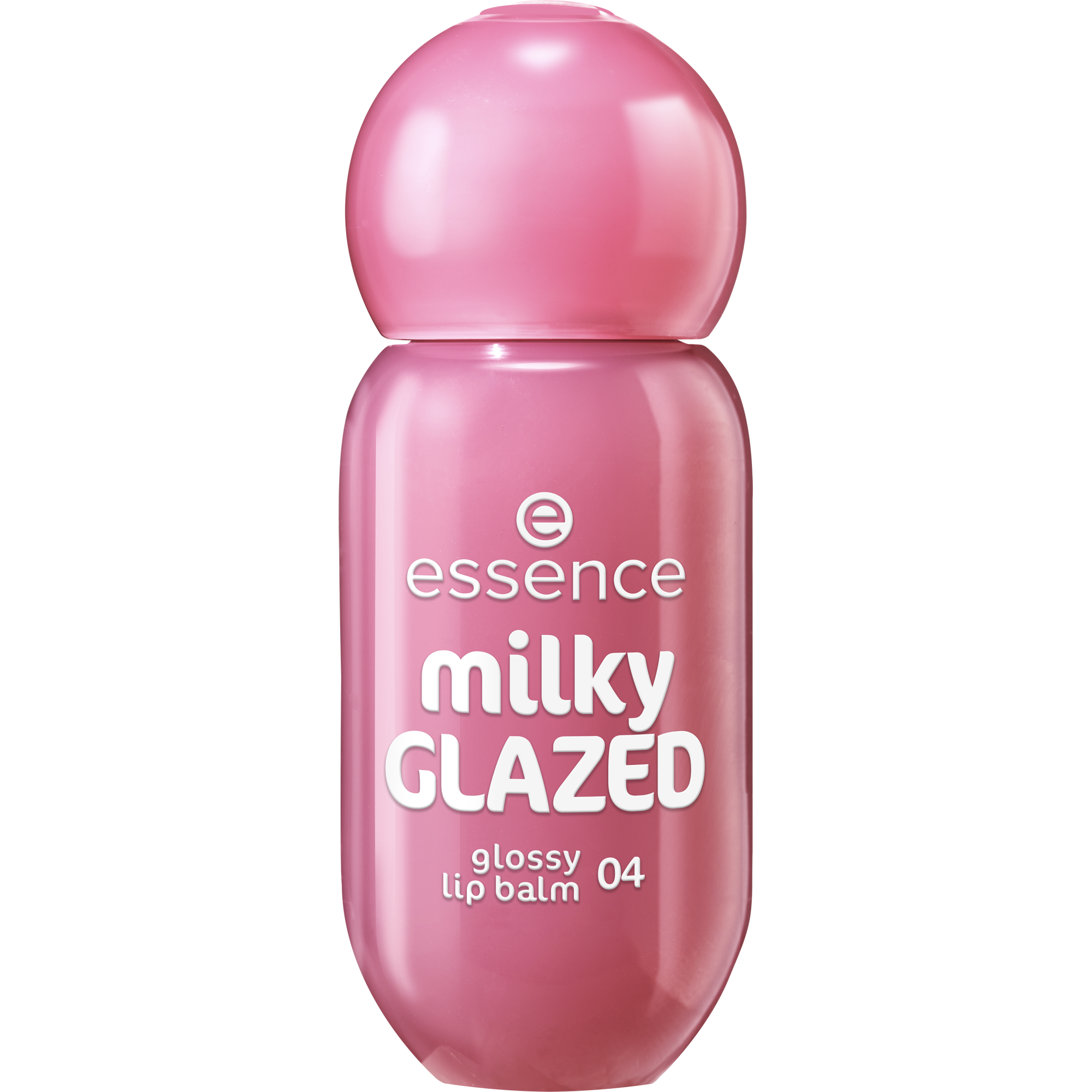 Bild: essence milky GLAZED glossy lip balm Berry Au Lait
