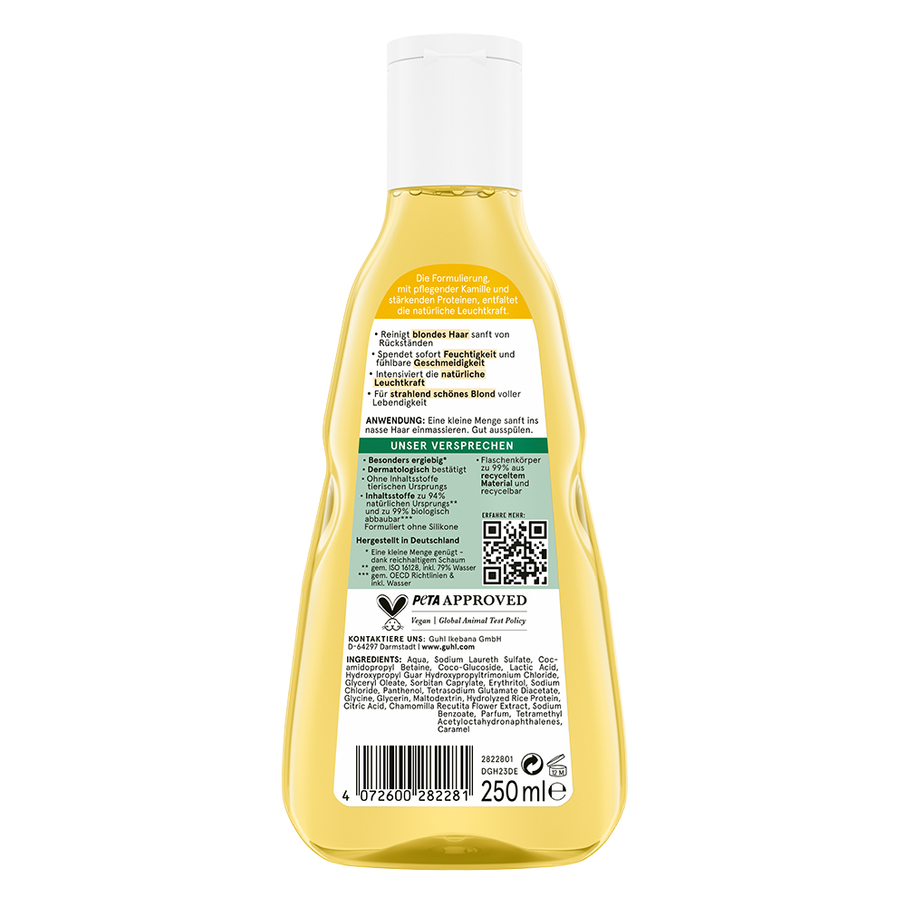 Bild: GUHL Blond Glanz & Pflege Shampoo 