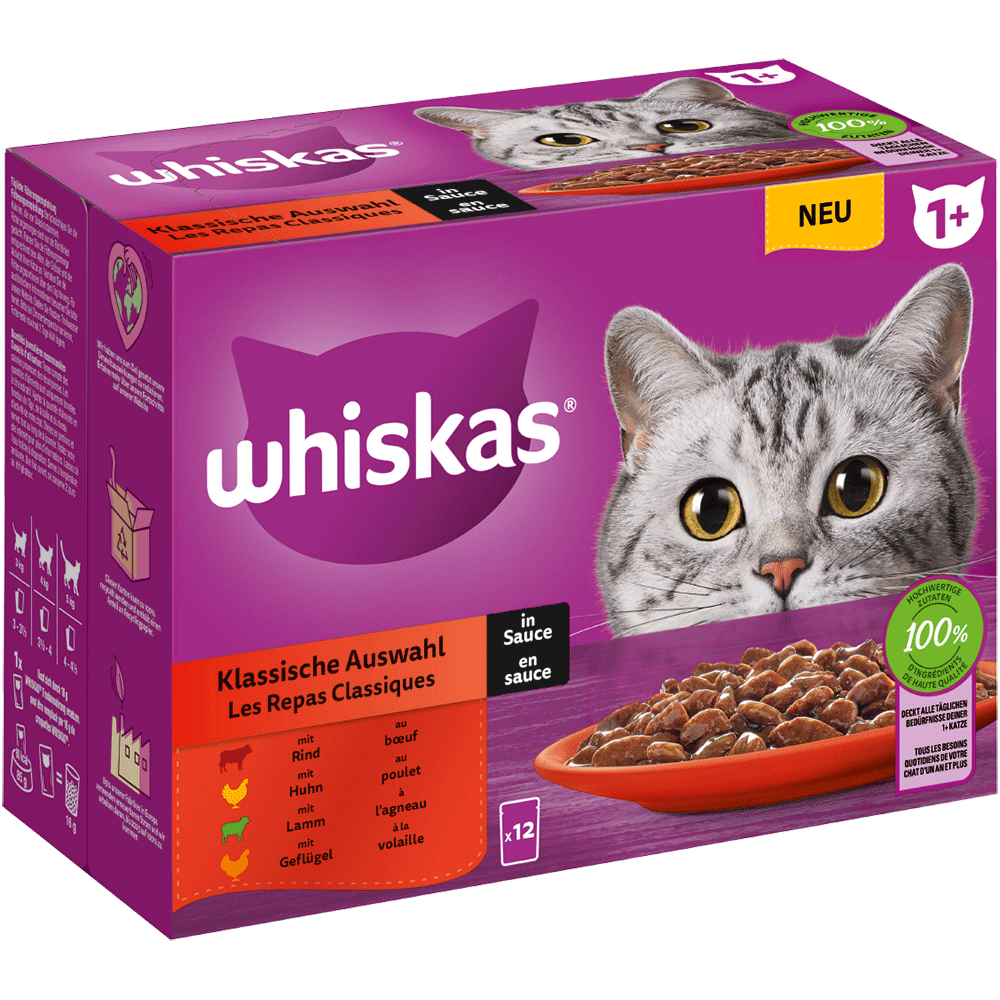 Bild: Whiskas Klassische Auswahl in Sauce