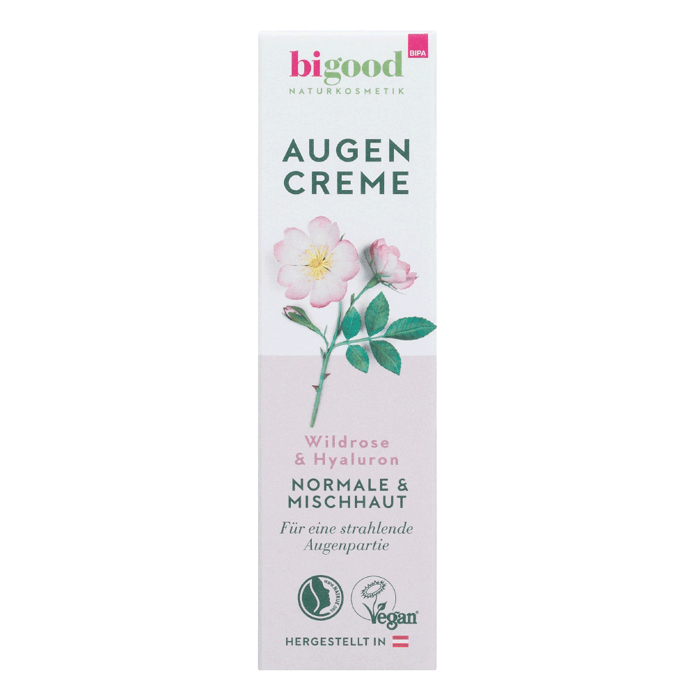 Bild: bi good Augencreme Wildrose & Hyaluron