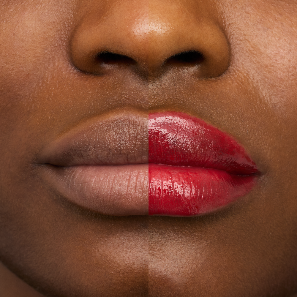 Bild: essence GLOSSY GLAZE high shine lipstick 04