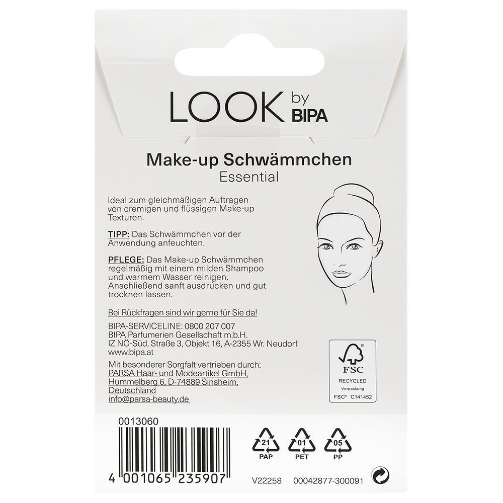 Bild: LOOK BY BIPA Make Up Schwämmchen