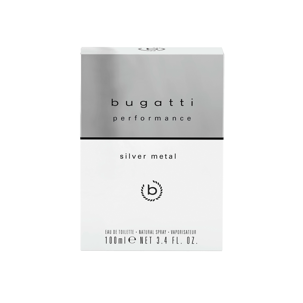 Bild: Bugatti Performance Silver Metal Eau de Toilette 