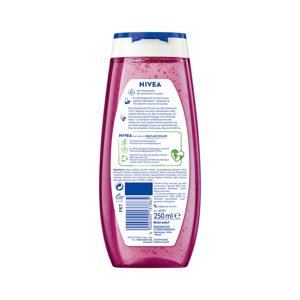 Bild: NIVEA Duschgel Wasserlilie und Öl