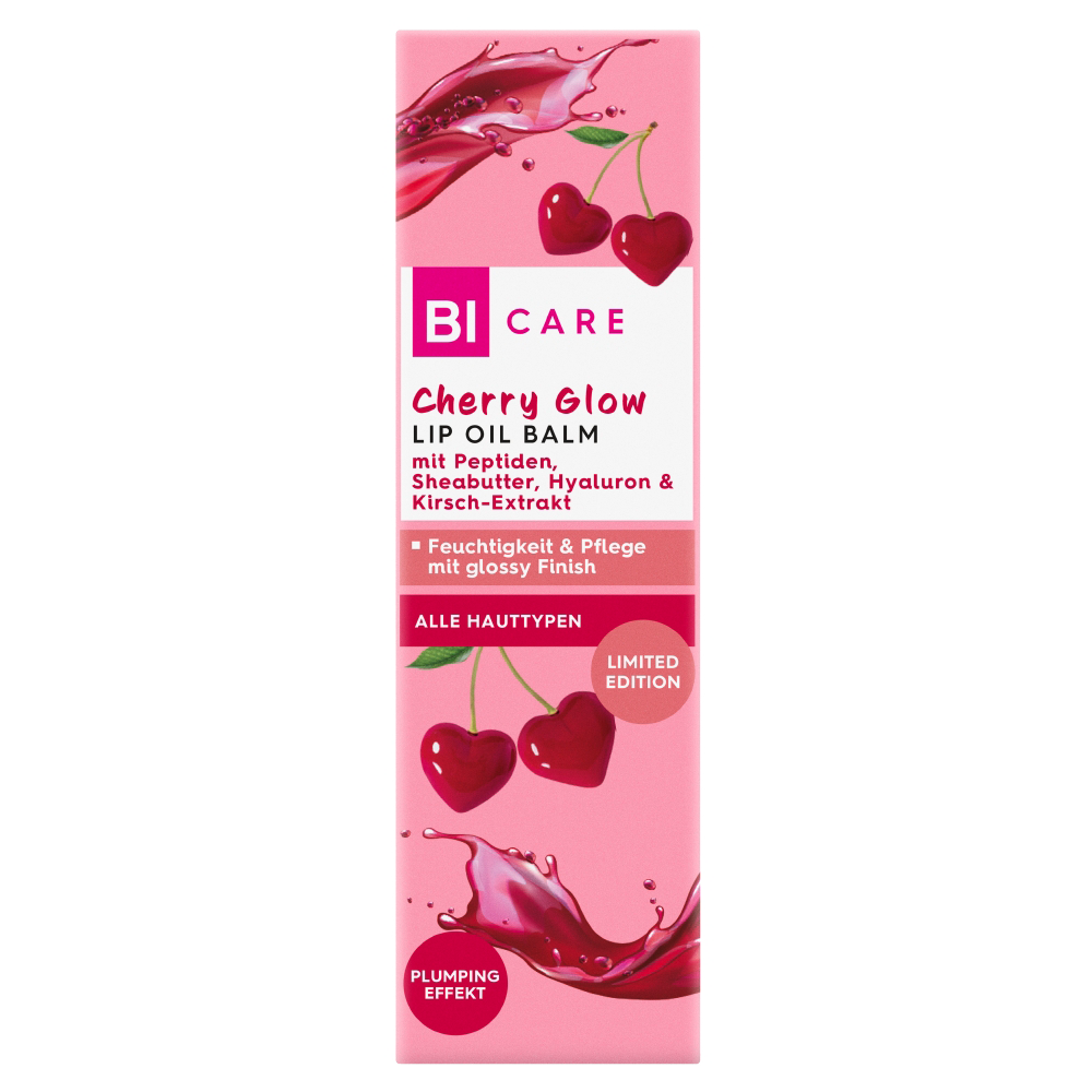 Bild: BI CARE Cherry Glow Lip Oil Balm