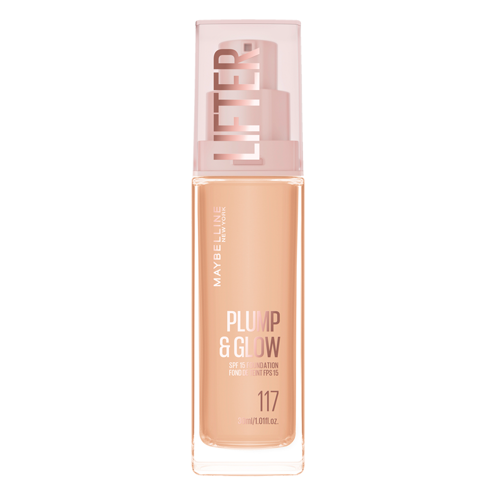 Bild: MAYBELLINE Face Lifter Plump & Glow Foundation 117
