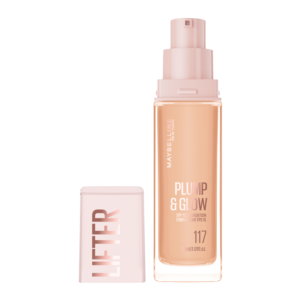 Bild: MAYBELLINE Face Lifter Plump & Glow Foundation 117