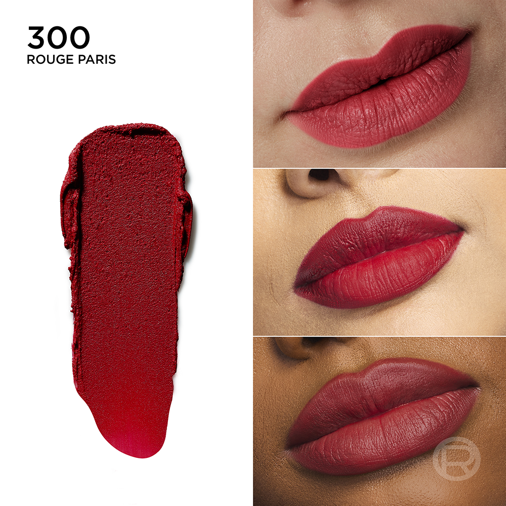 Bild: L'ORÉAL PARIS Color Riche Blurred Matte Lippenstift Rouge Paris 300