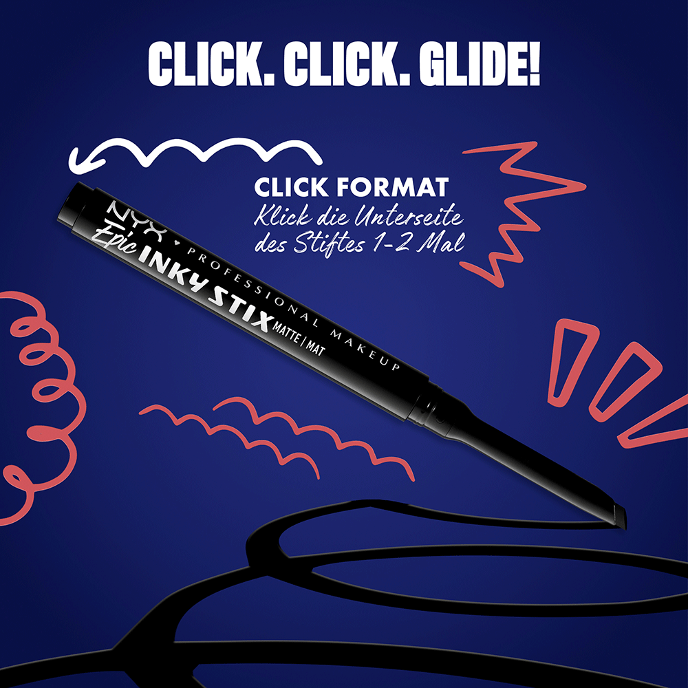 Bild: NYX Professional Make-up Epic Inky Stix Cream Gel Eyeliner Black Screen 1
