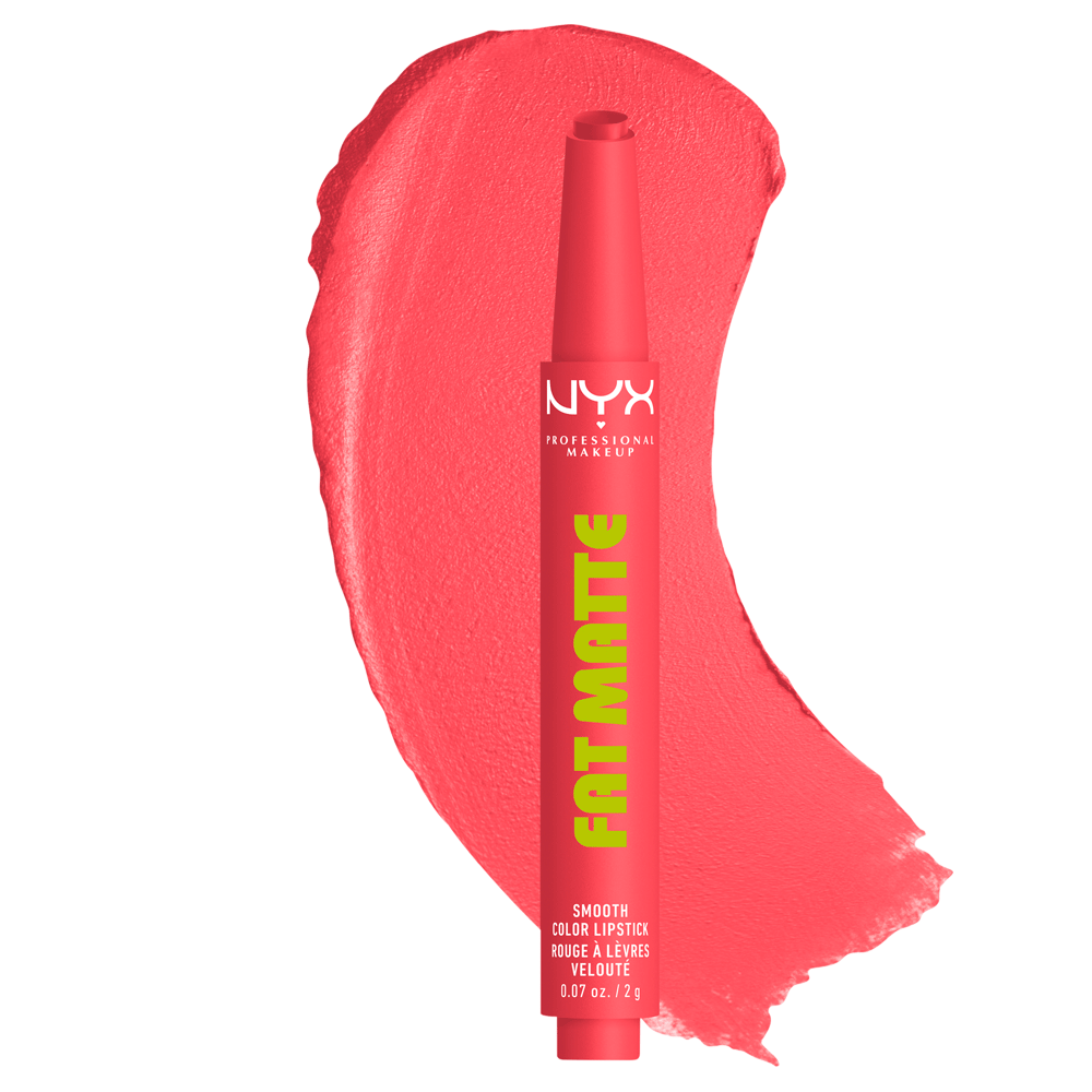 Bild: NYX Professional Make-up Fat Matte Smooth Lippenstift Pink Puff