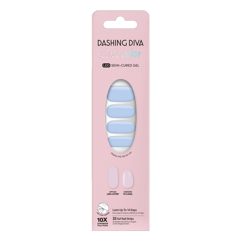 Bild: Dashing Diva Gel Nail Strips Glaze Color 