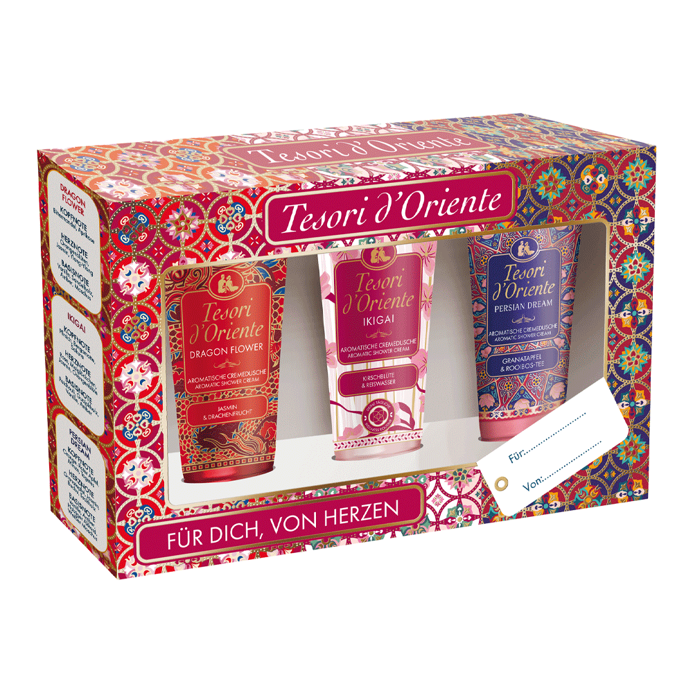 Bild: Tesori d'Oriente Geschenkset Dusche Minis "Von Herzen"
