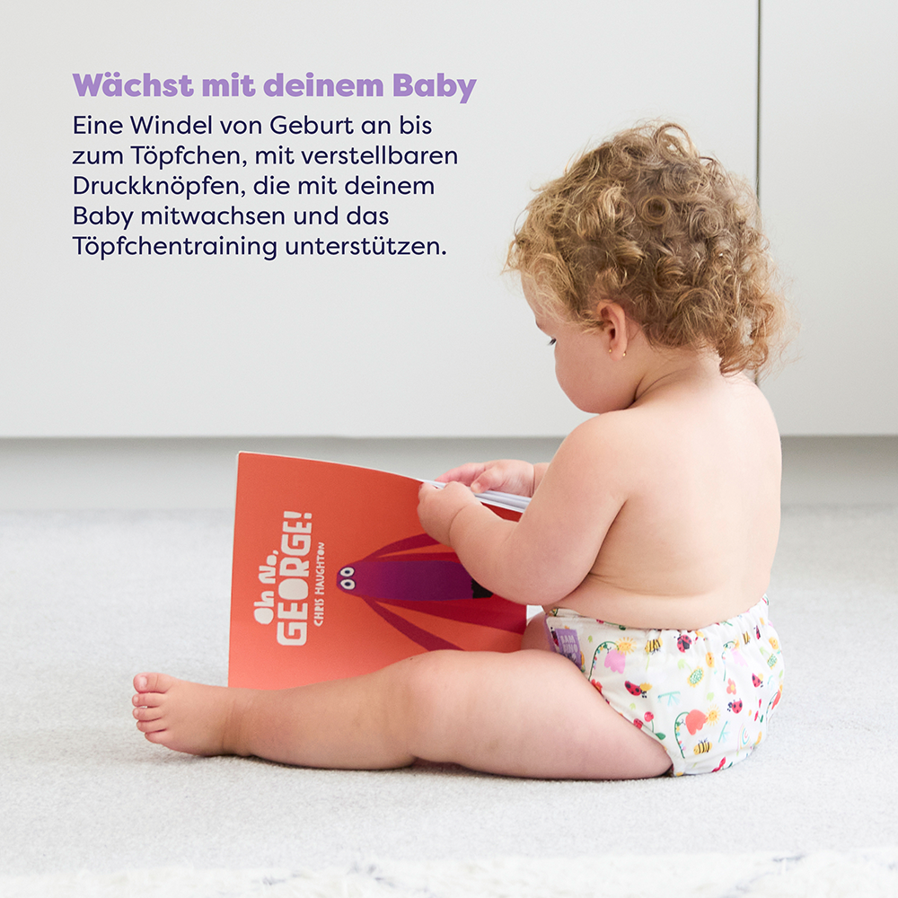 Bild: bambino mio Stoffwindel Sonnenschein