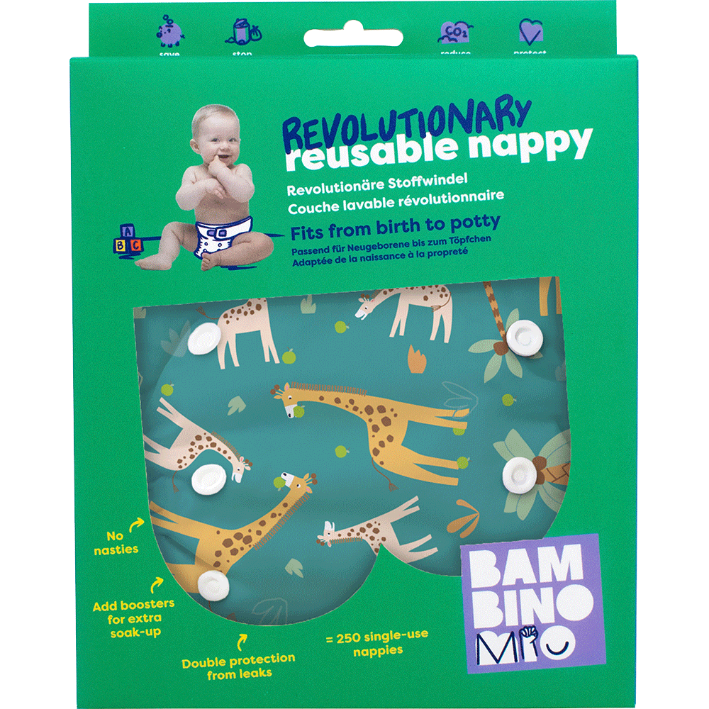 Bild: bambino mio Stoffwindeln Giraffen Geschichten