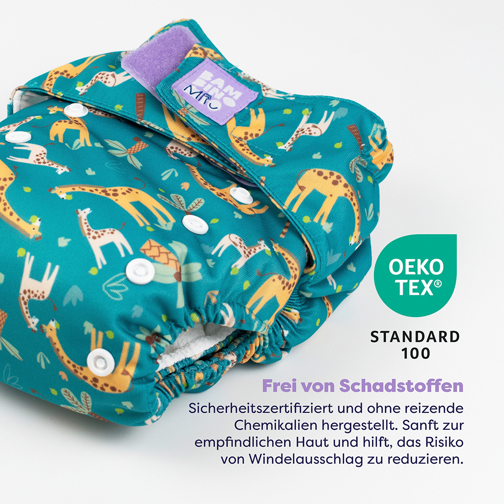 Bild: bambino mio Stoffwindeln Giraffen Geschichten