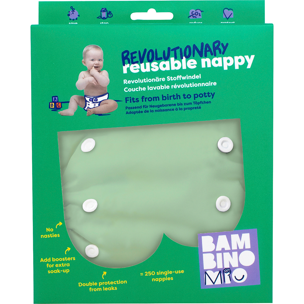 Bild: bambino mio Stoffwindel Mint