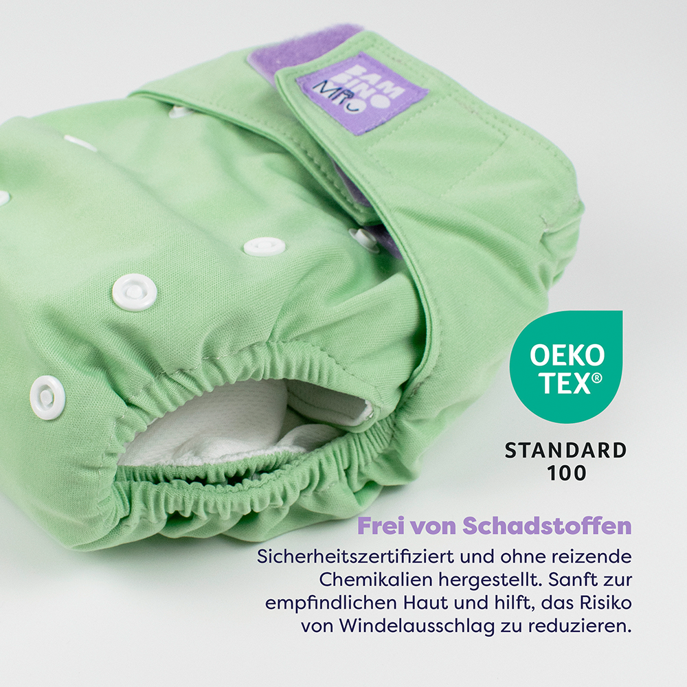 Bild: bambino mio Stoffwindel Mint