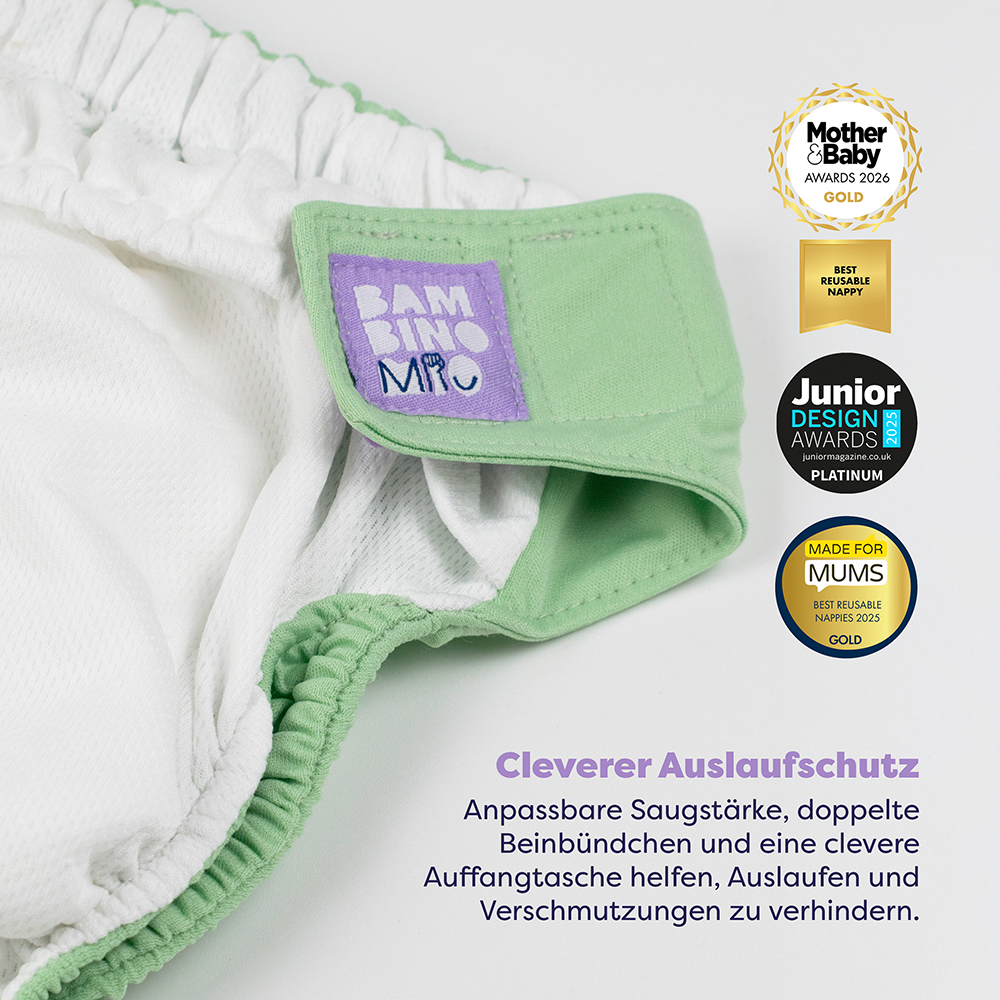 Bild: bambino mio Stoffwindel Mint