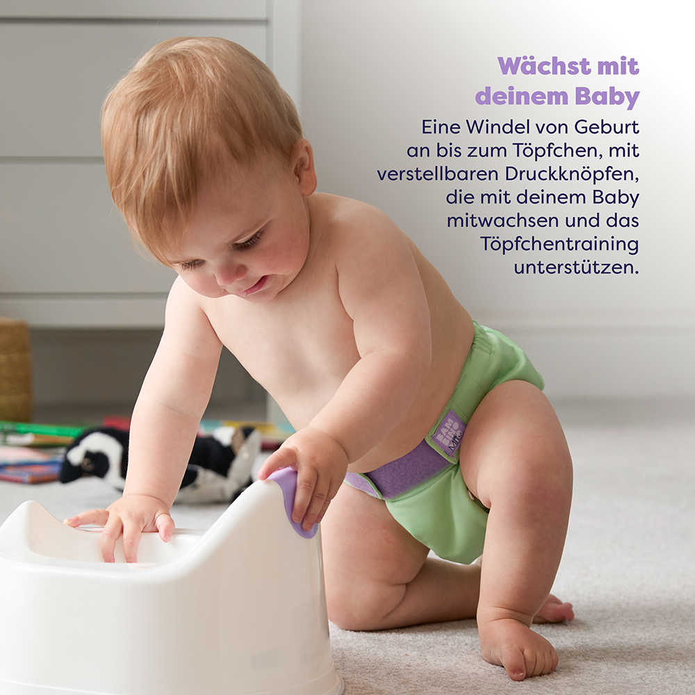 Bild: bambino mio Stoffwindel Mint