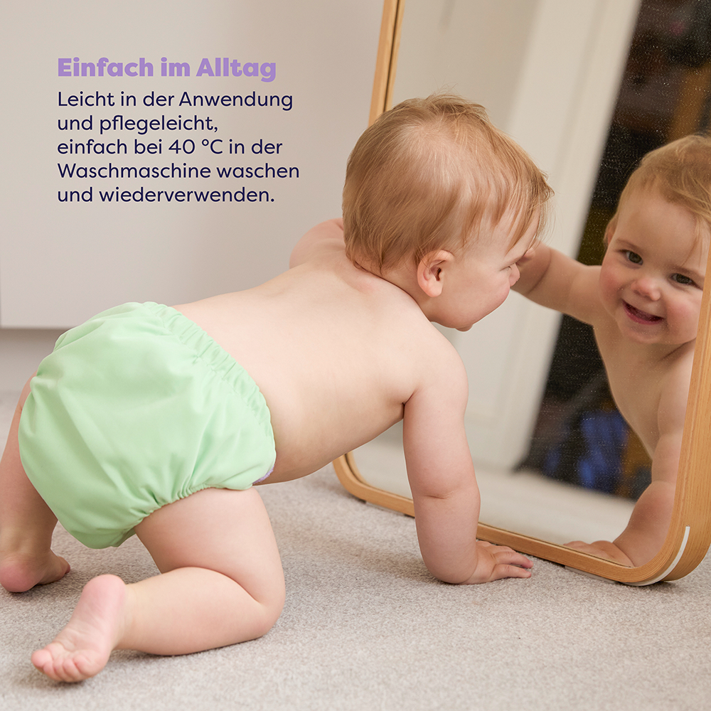 Bild: bambino mio Stoffwindel Mint