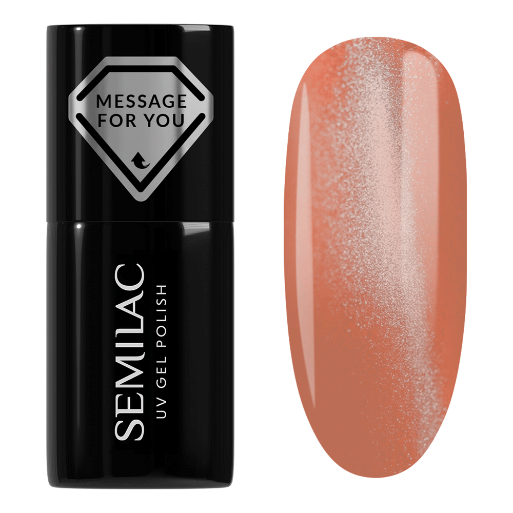 Bild: Semilac UV Nagellack Creamy Praline Gloss