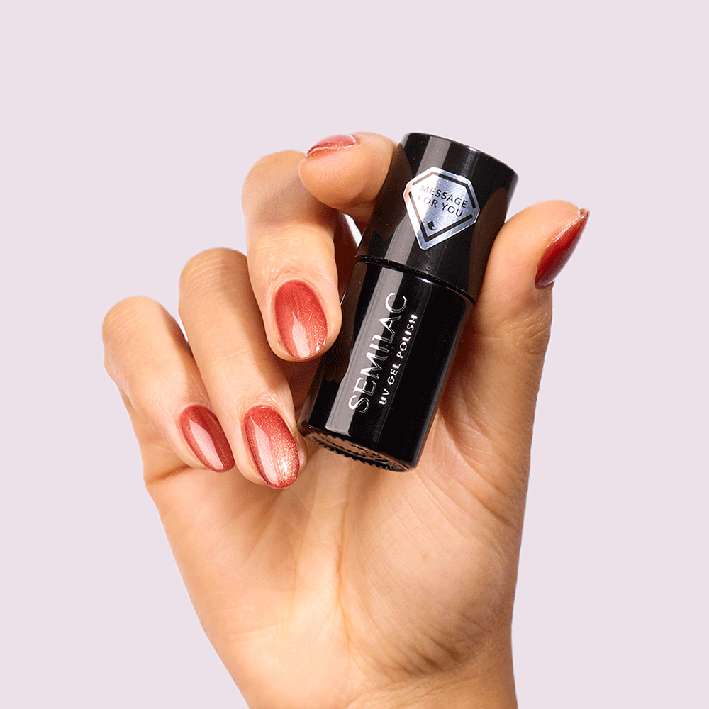 Bild: Semilac UV Nagellack Toffee Jelly Gloss 7