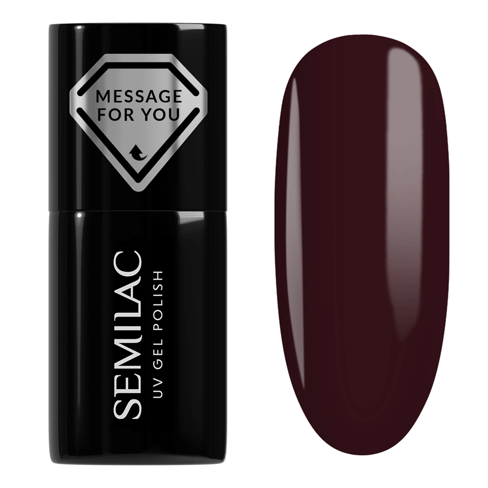 Bild: Semilac UV Nagellack Deep Plum
