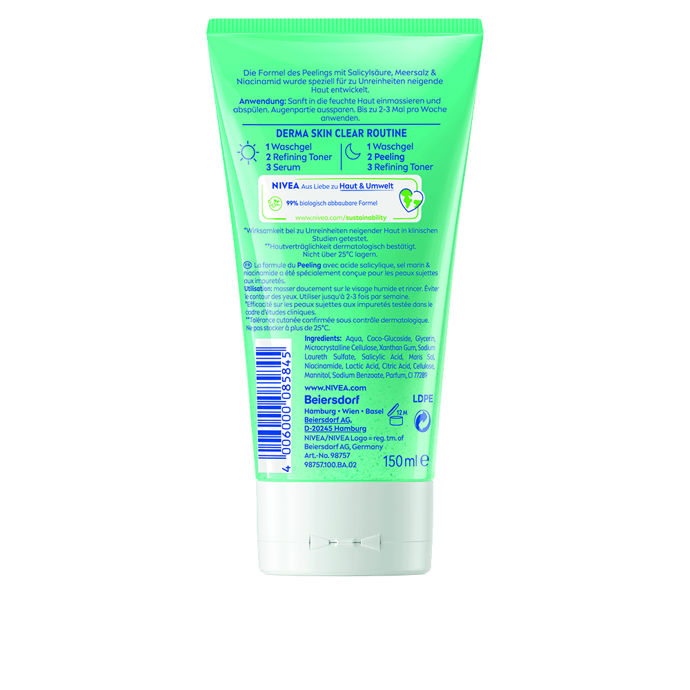 Bild: NIVEA Derma Skin Clear Peeling