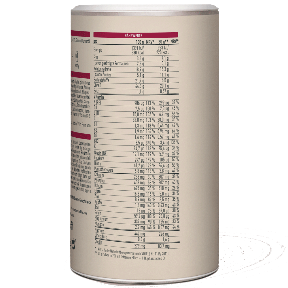 Bild: SHAPE REPUBLIC Beauty Slim Shake Wildbeere