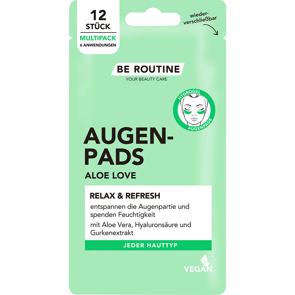 Bild: BE ROUTINE Augen-Pads Aloe Love 