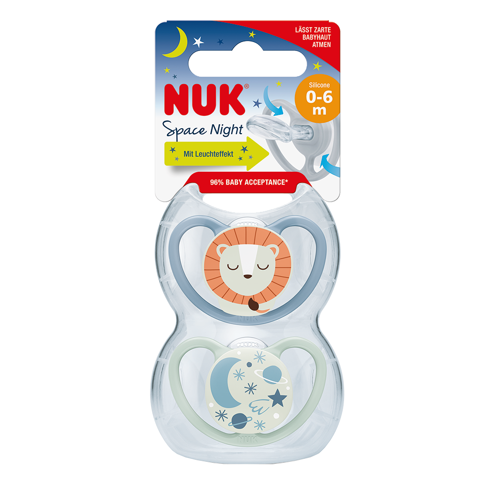 Bild: NUK Space Night Schnuller Blau