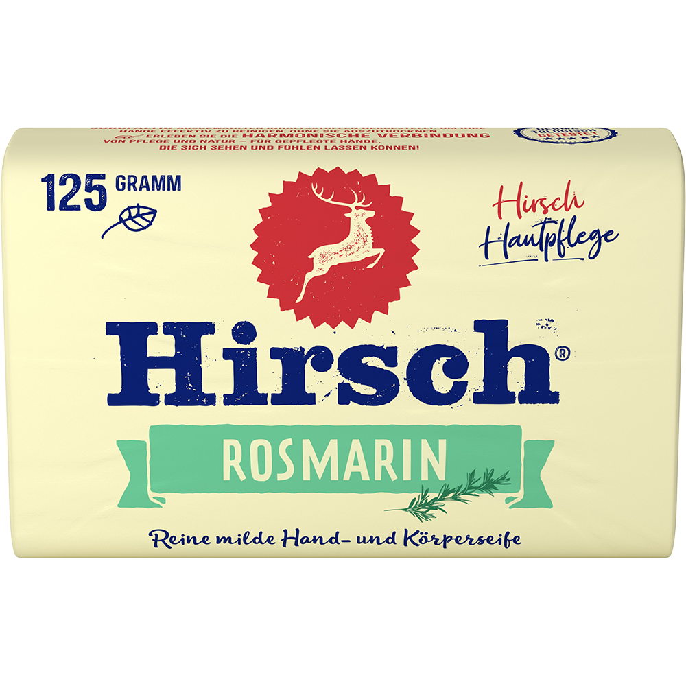 Bild: Hirsch Feste Seife Rosmarin