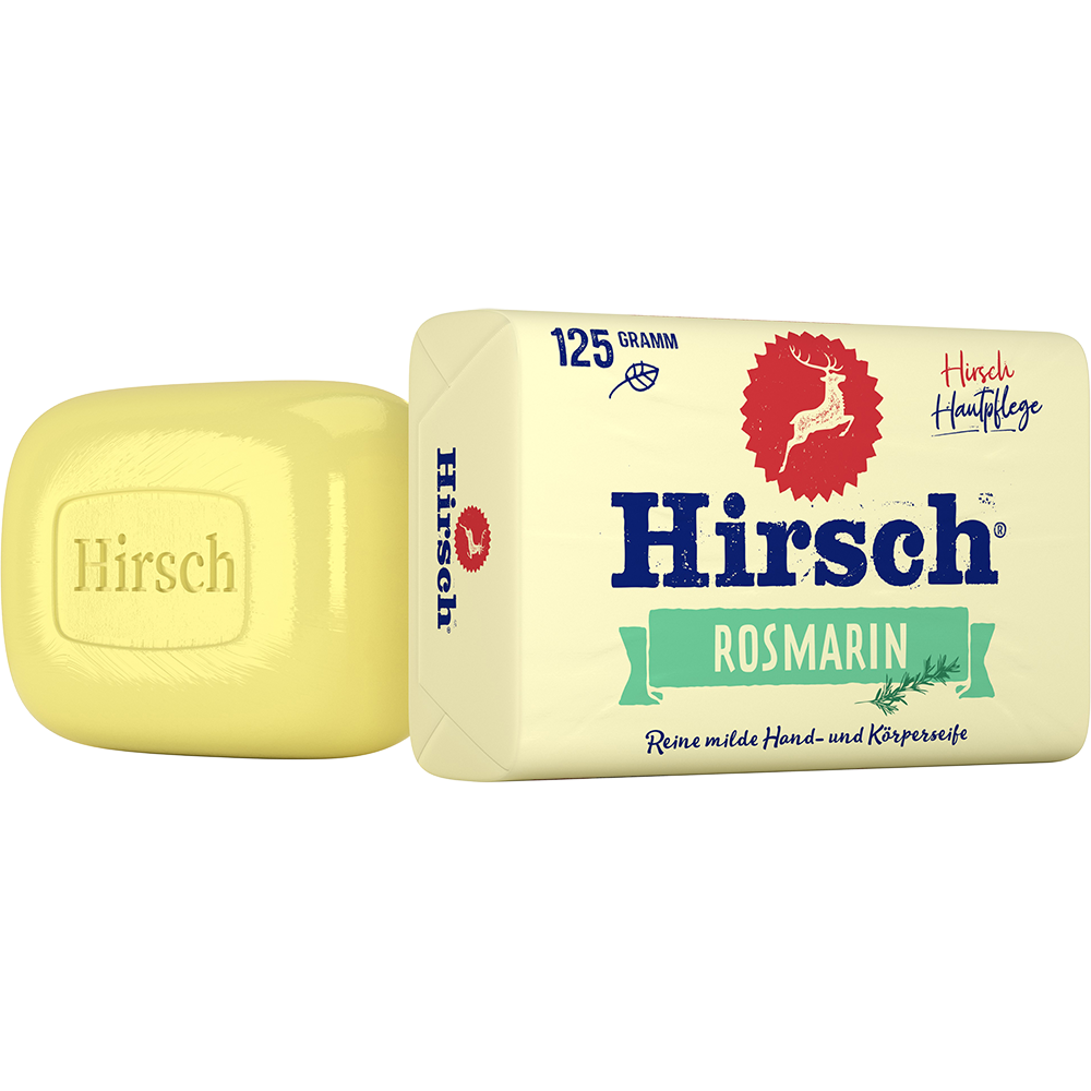 Bild: Hirsch Feste Seife Rosmarin