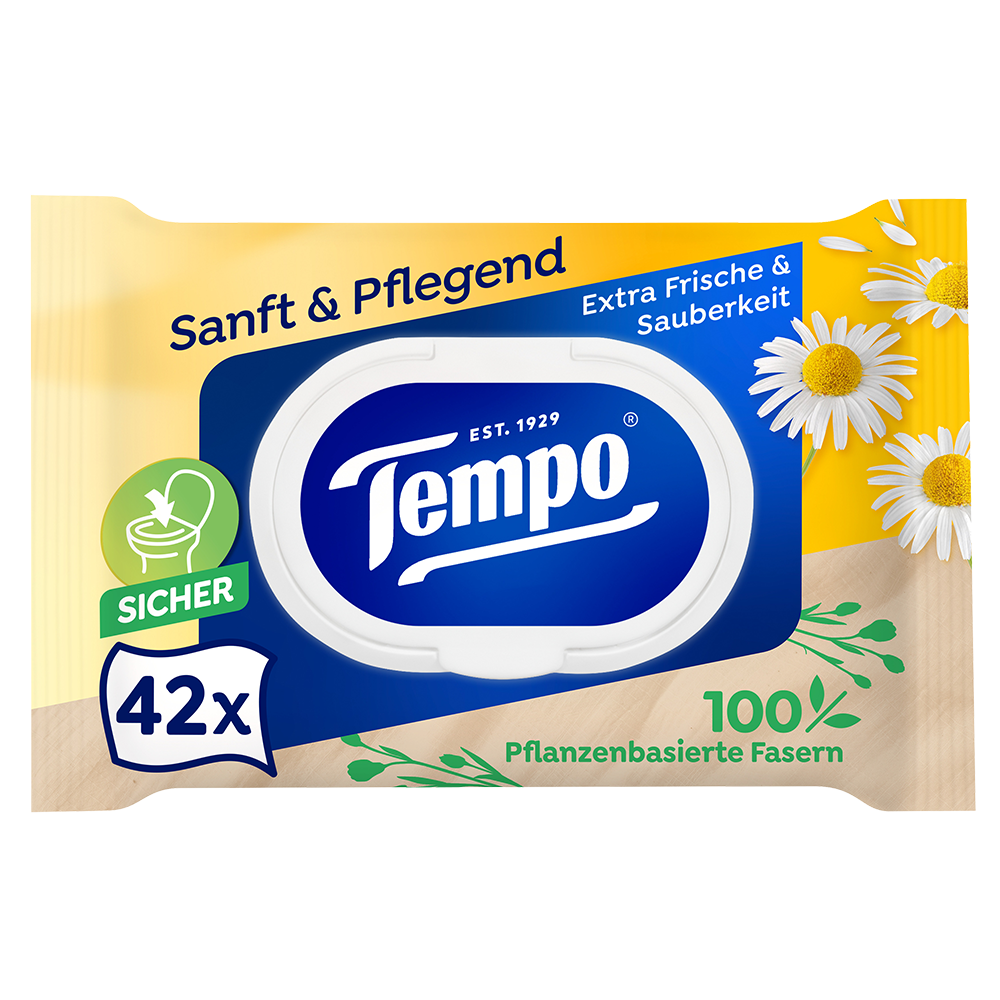 Bild: Tempo Feuchtes Toilettenpapier sanft & pflegend