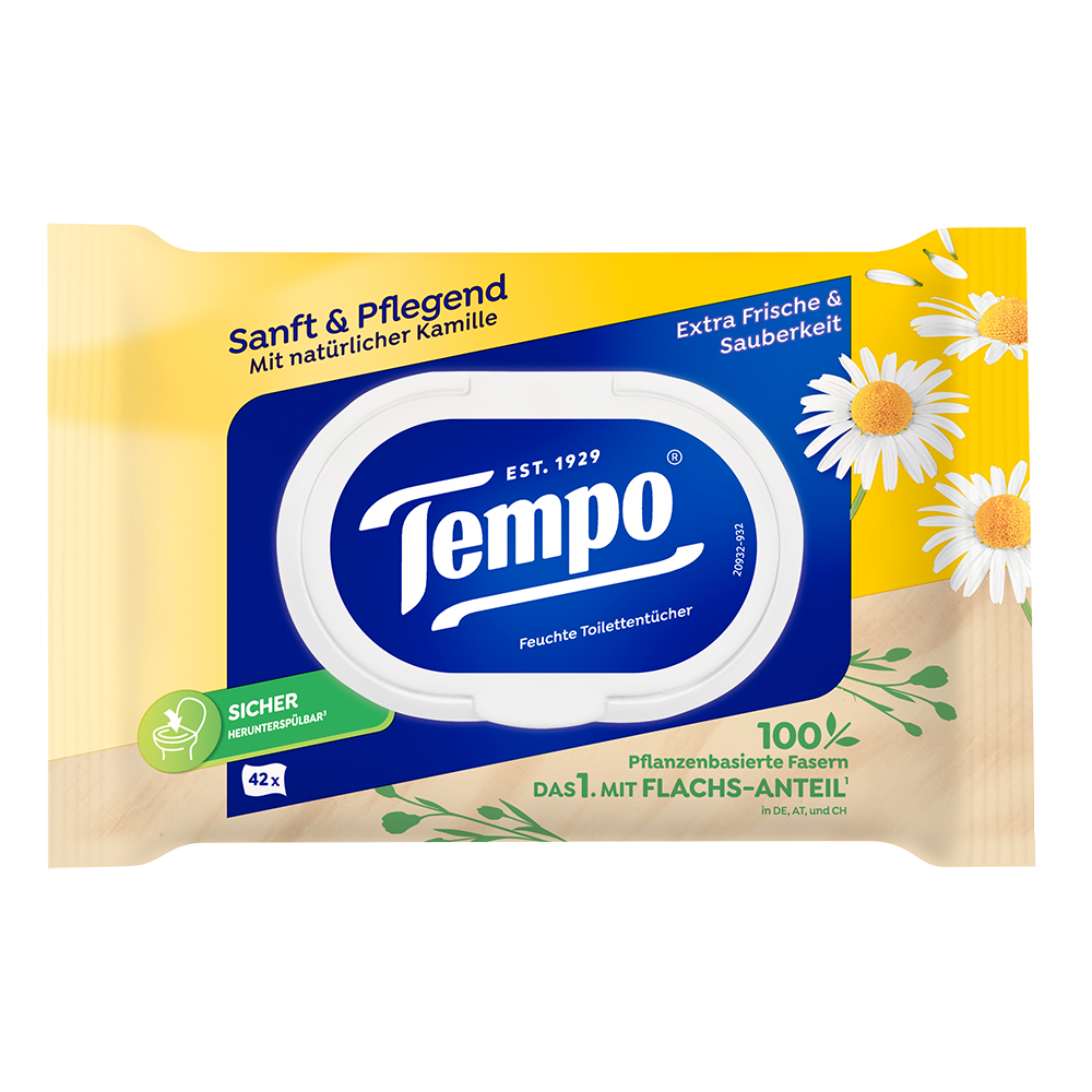 Bild: Tempo Feuchtes Toilettenpapier sanft & pflegend